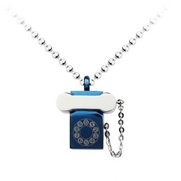 Nieuwe Stijl Telefoon Titanium Hanger - Gratis Ketting