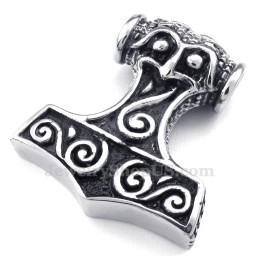 Thor'S Hammer Titanium Hanger Ketting (Gratis Ketting)