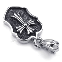 Titanium Kruishanger Ketting (Gratis Ketting)