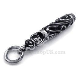 Titanium Cilinder- En Kolomhangerketting (Gratis Ketting)