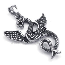 Titanium Pterosaur Hanger Ketting (Gratis Ketting)
