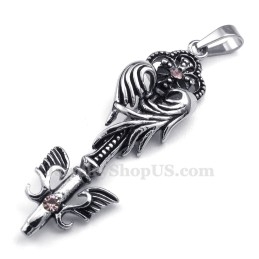 Titanium Scepter Hanger Ketting (Gratis Ketting)