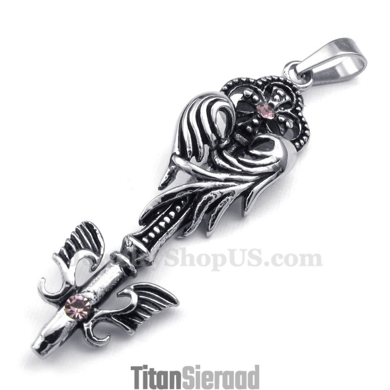 Titanium Scepter Hanger Ketting (Gratis Ketting)