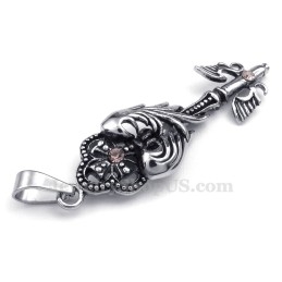 Titanium Scepter Hanger Ketting (Gratis Ketting)