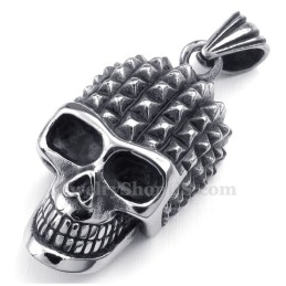 Titanium Schedel Hanger Ketting (Gratis Ketting)