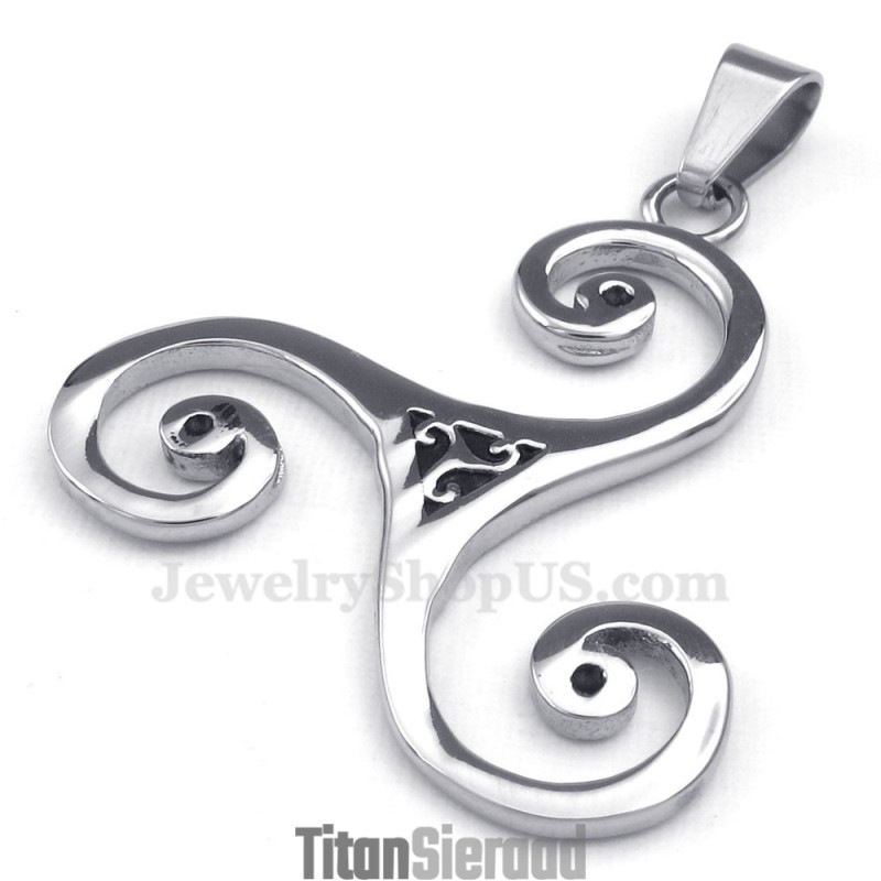 Titanium Windturbine Hanger Ketting (Gratis Ketting)