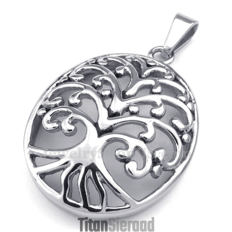 Titanium Levensboom Hanger Ketting (Gratis Ketting) Titanium Levensboom Hanger Ketting (Gratis Ketting)