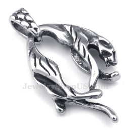 Titanium Leeuwenhanger Ketting (Gratis Ketting)