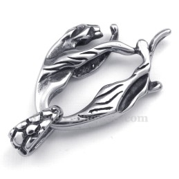 Titanium Leeuwenhanger Ketting (Gratis Ketting)