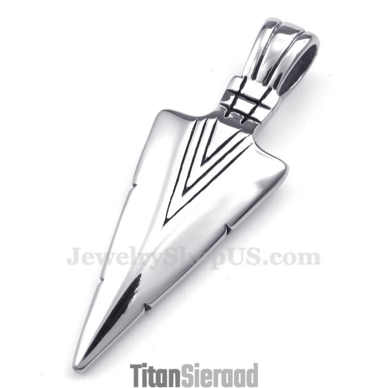 Titanium Dart Hanger Ketting (Gratis Ketting)