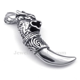 Titanium Drakentand Hanger Ketting (Gratis Ketting)