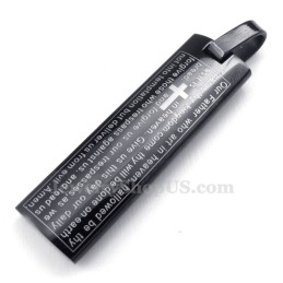 Titanium Engelse Gebedskaarten Hanger Ketting (Gratis Ketting)