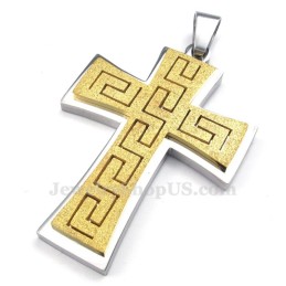 Titanium Kruishanger Ketting (Gratis Ketting)