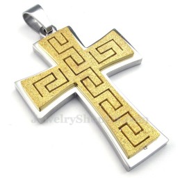 Titanium Kruishanger Ketting (Gratis Ketting)