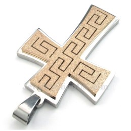 Titanium Kruishanger Ketting (Gratis Ketting)