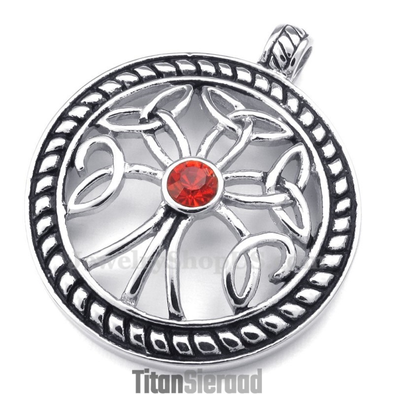 Titanium Keltische Knoop Hanger Ketting (Gratis Ketting) Titanium Keltische Knoop Hanger Ketting (Gratis Ketting)