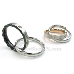 Dubbele Titanium Hangerketting Met Hanger (Gratis Ketting) (Één Paar)