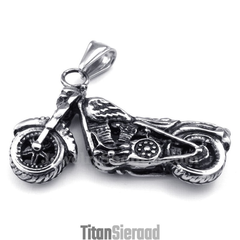 Titanium Motorfiets Hanger Ketting (Gratis Ketting) Titanium Motorfiets Hanger Ketting (Gratis Ketting)