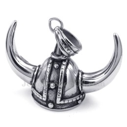Titanium Hoorn Helm Hanger Ketting (Gratis Ketting)