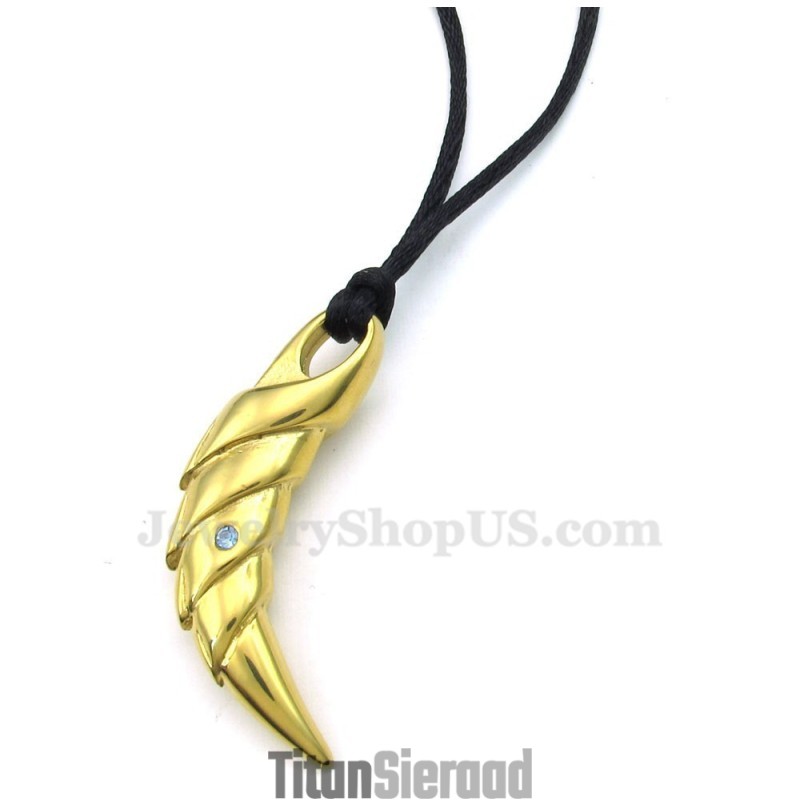 Gouden Titanium Talon Hanger Ketting (Gratis Ketting) Gouden Titanium Talon Hanger Ketting (Gratis Ketting)