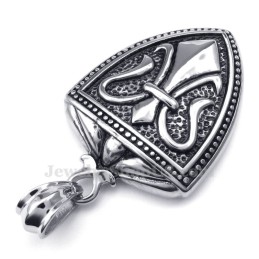 Titanium Schild Hanger Ketting (Gratis Ketting)