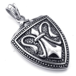 Titanium Schild Hanger Ketting (Gratis Ketting)