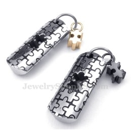 Titanium Symbolen Koppels Hanger Ketting (Gratis Ketting) (Eén Paar)