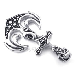 Schedel Titanium Anker Hanger Ketting (Gratis Ketting)