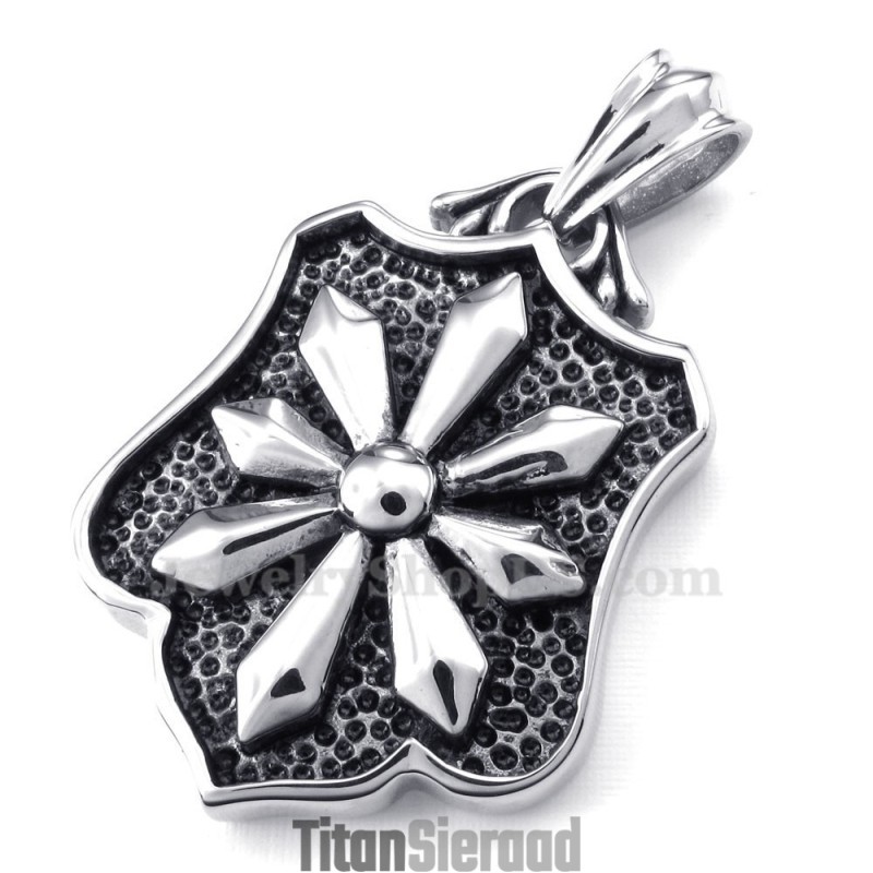 Titanium Bloemenkaart Hanger Ketting (Gratis Ketting) Titanium Bloemenkaart Hanger Ketting (Gratis Ketting)