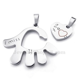 Koppels Titanium Handhanger Ketting (Gratis Ketting) (Één Paar)