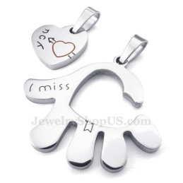 Koppels Titanium Handhanger Ketting (Gratis Ketting) (Één Paar)