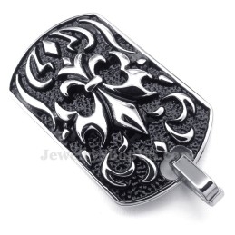Titanium Kruiskaarten Hanger Ketting (Gratis Ketting)