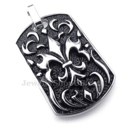 Titanium Kruiskaarten Hanger Ketting (Gratis Ketting)