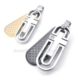 Titanium Koppelhanger Ketting (Gratis Ketting) (Één Paar)