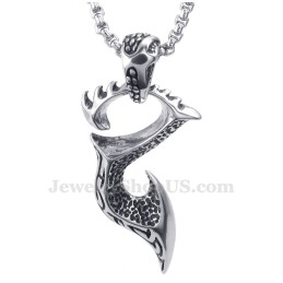 Elegante Titanium Hanger Ketting (Gratis Ketting)
