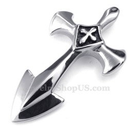 Titanium Kruishanger Ketting (Gratis Ketting)