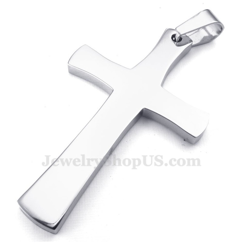 Zilveren Titanium Kruishanger Ketting (Gratis Ketting) Zilveren Titanium Kruishanger Ketting (Gratis Ketting)