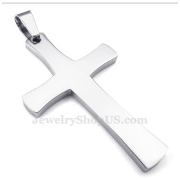 Zilveren Titanium Kruishanger Ketting (Gratis Ketting)