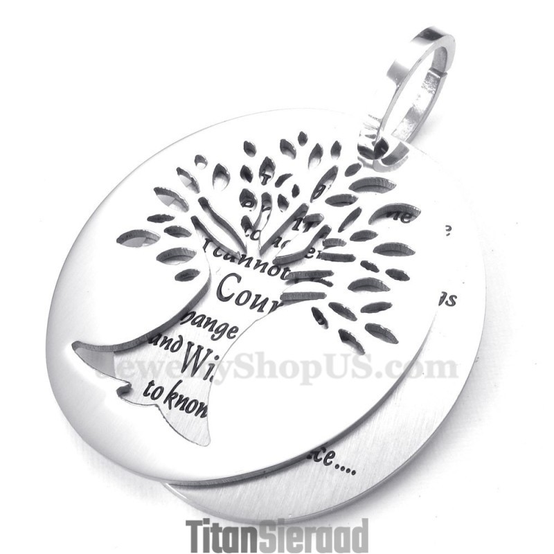 Titanium Levensboom Hanger Ketting (Gratis Ketting) Titanium Levensboom Hanger Ketting (Gratis Ketting)
