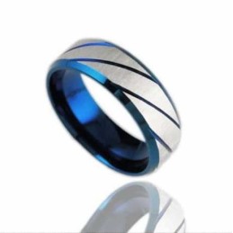 Titanium 7 Mm Gegroefde Ring