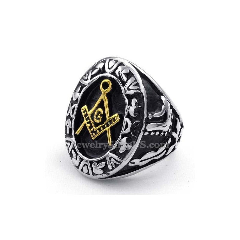 Titanium Vrijmetselaarsring Titanium Vrijmetselaarsring