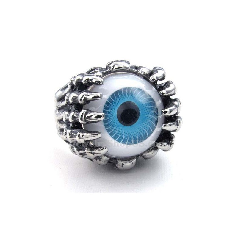 Titanium Blauwe Oogring