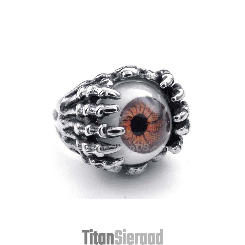 Titanium Bruine Oogring Titanium Bruine Oogring