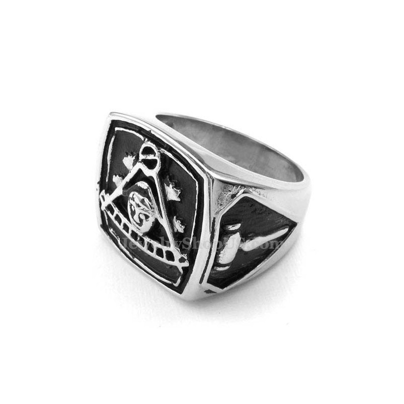 Titanium Vrijmetselaarsring