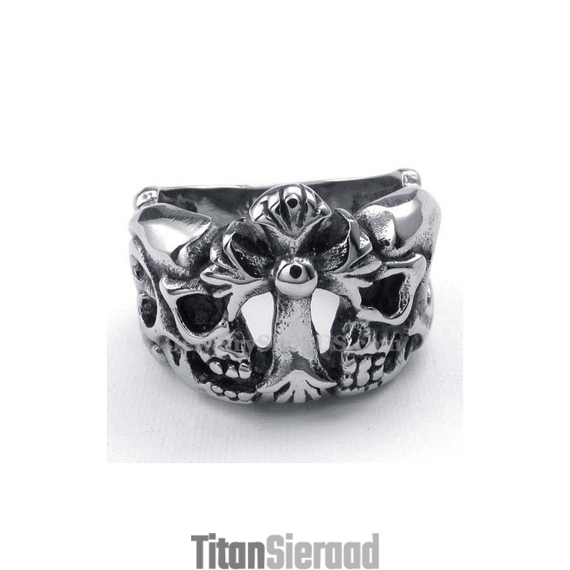 Titanium Kruisring Titanium Kruisring