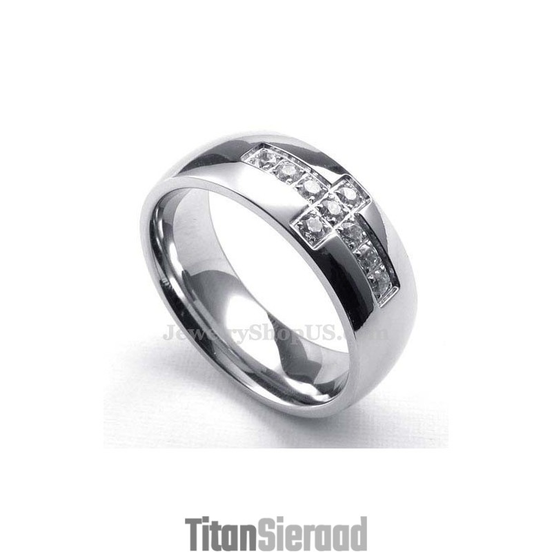 Titanium Kruisring Titanium Kruisring