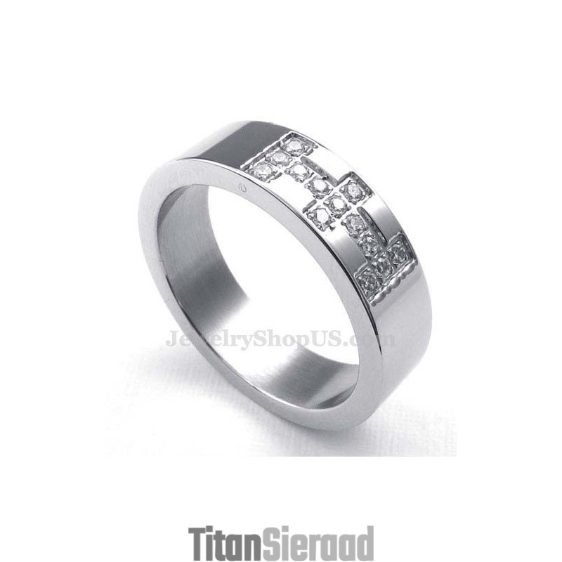 Titanium Kruisring Titanium Kruisring