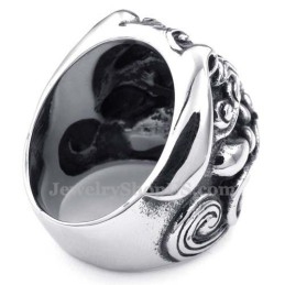 Titanium Leeuwenkop Ring