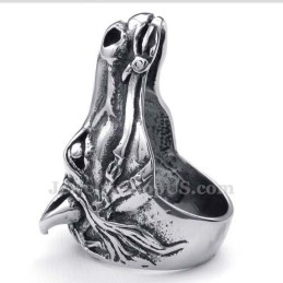 Titanium Paardenhoofd Ring