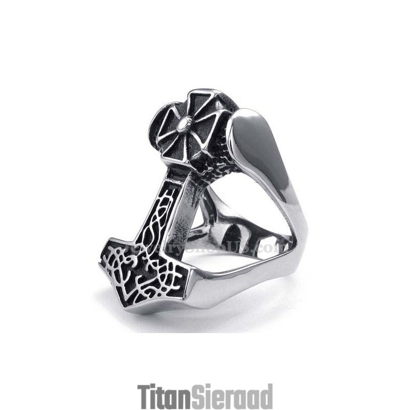 Titanium Vrijmetselaarsring Titanium Vrijmetselaarsring